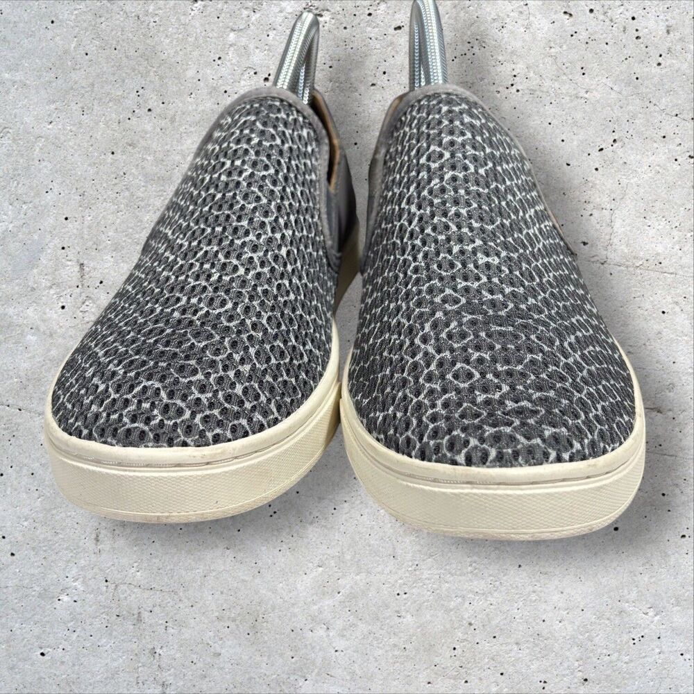 Olukai Mesh Sneakers Pehuea Pai Breathable Slip On Womens Size 9.5 Gray - Picture 10 of 11